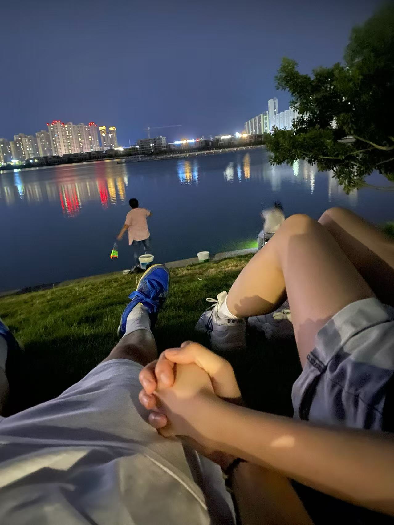 公园散步